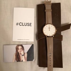CLUSE Women’s Rose Gold Grey Watch
